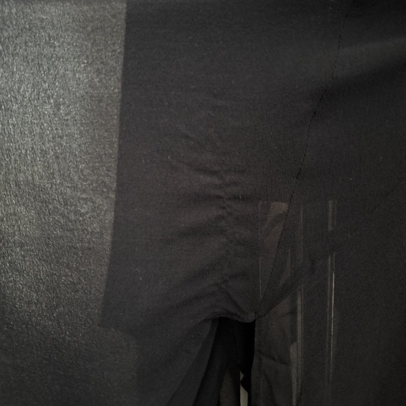 Sue Wong Nocturne Midi Dress Y2K Fairycore Black Silk Floral Embroidered Beads 6 - Picture 6 of 12